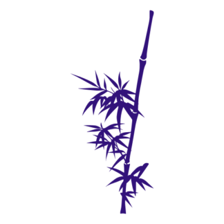 Bamboo Stick Decal (Purple)